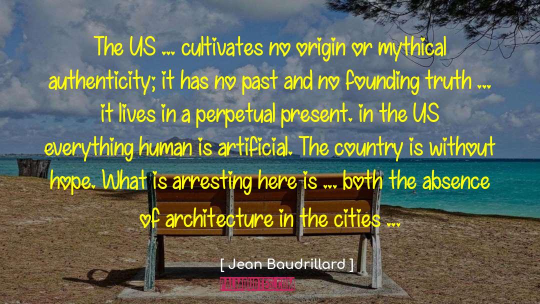 Dagbreek Country quotes by Jean Baudrillard