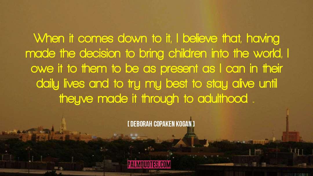 Daily Atheist quotes by Deborah Copaken Kogan