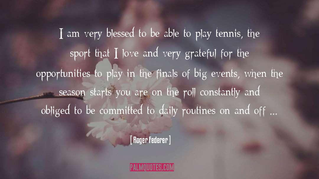 Daily Discipline quotes by Roger Federer