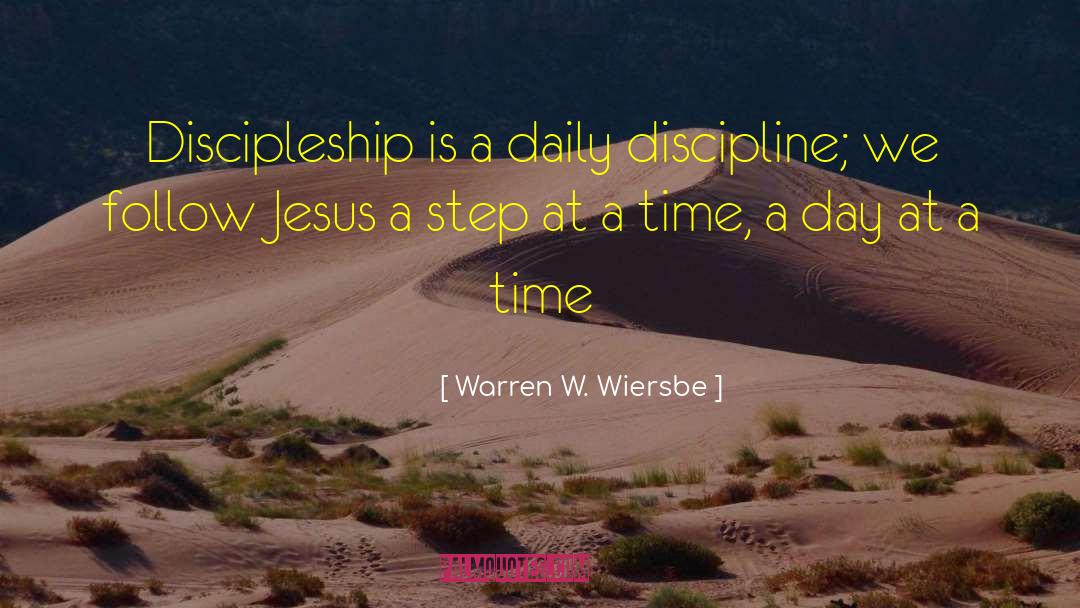 Daily Discipline quotes by Warren W. Wiersbe