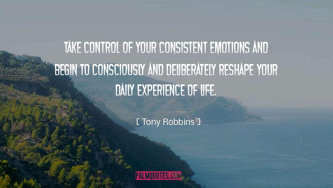 Daily Experience quotes by Tony Robbins