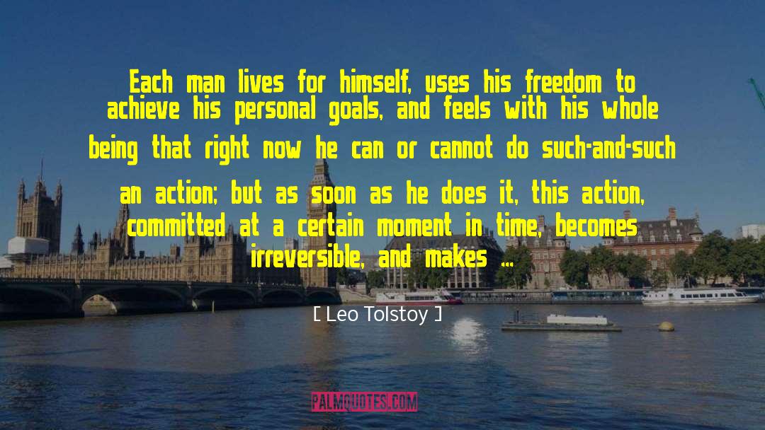 Daily Goals quotes by Leo Tolstoy