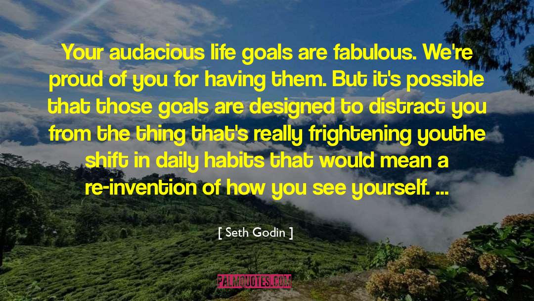 Daily Habits quotes by Seth Godin