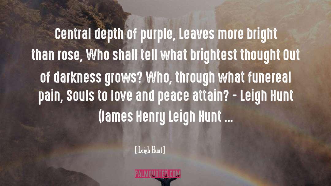 Daily Hunt Love quotes by Leigh Hunt