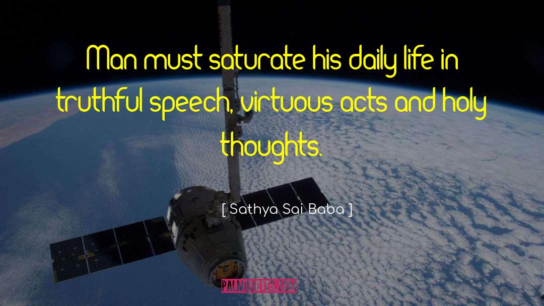 Daily Life quotes by Sathya Sai Baba