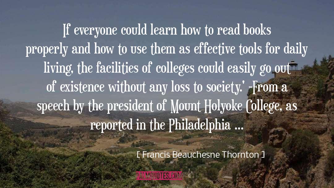 Daily Living quotes by Francis Beauchesne Thornton