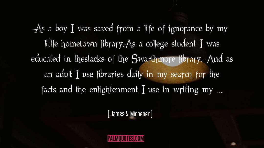 Daily Mail quotes by James A. Michener