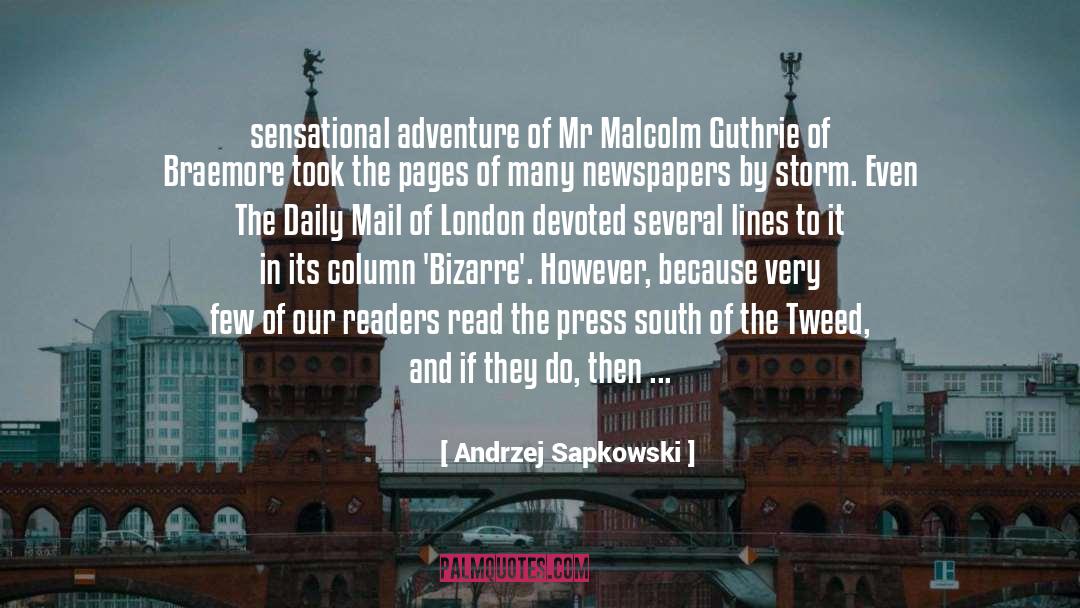 Daily Mail quotes by Andrzej Sapkowski