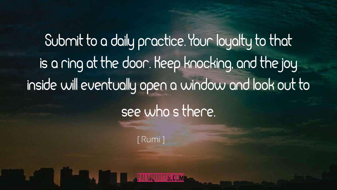 Daily Practice quotes by Rumi