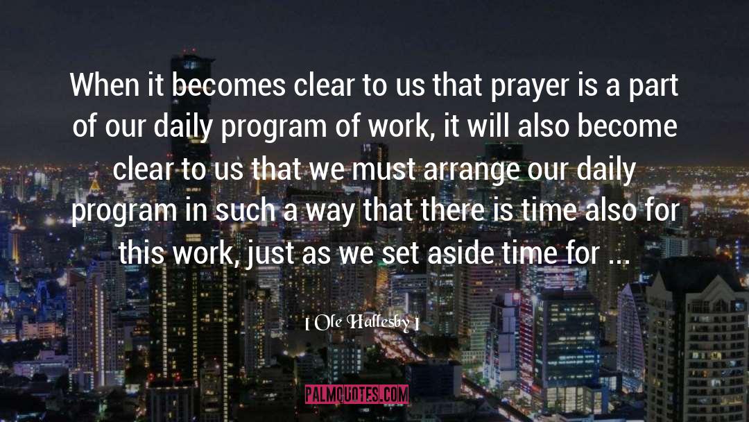 Daily Prayer And quotes by Ole Hallesby