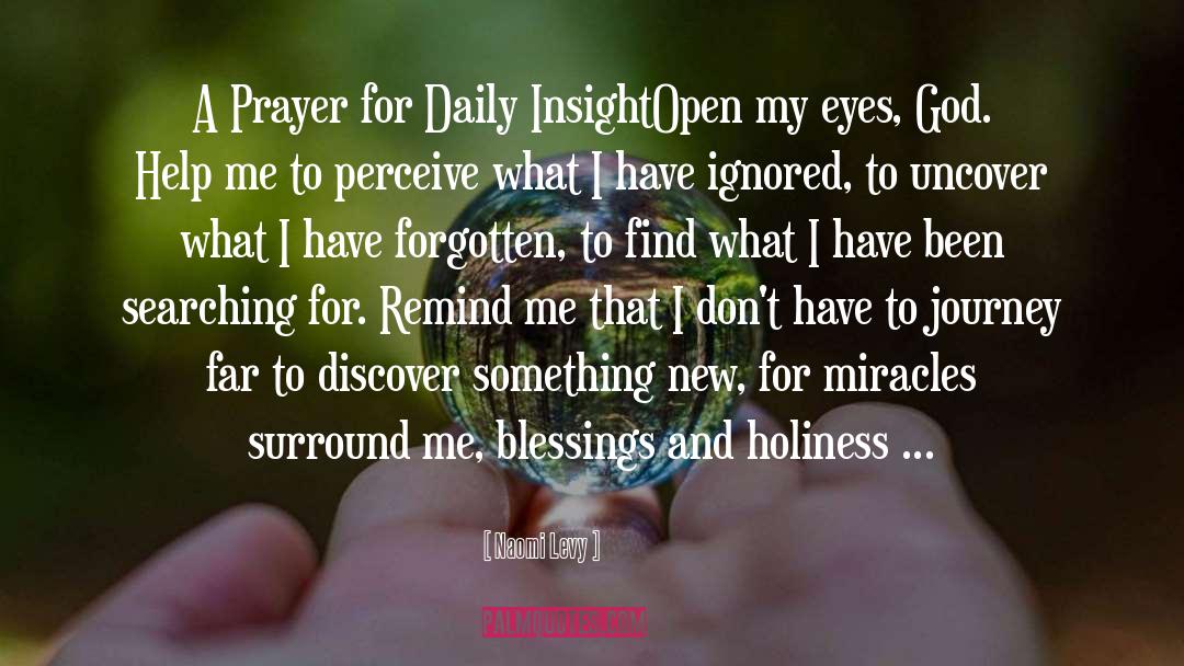 Daily Prayer And quotes by Naomi Levy