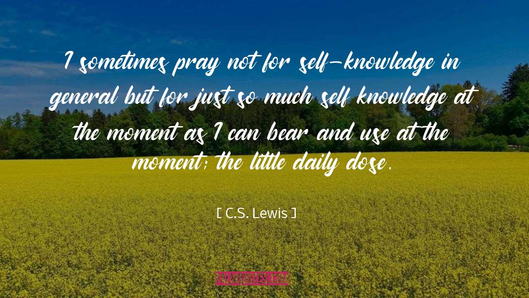 Daily Prayer And quotes by C.S. Lewis