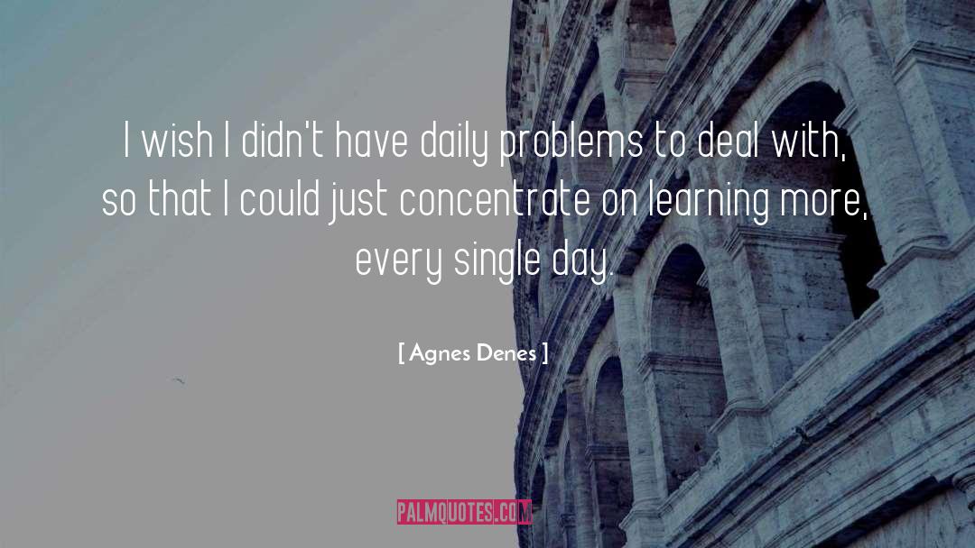 Daily Problems quotes by Agnes Denes