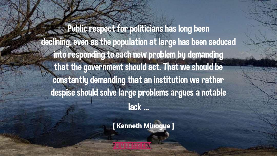 Daily Problems quotes by Kenneth Minogue