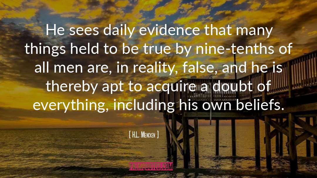 Daily Routines quotes by H.L. Mencken