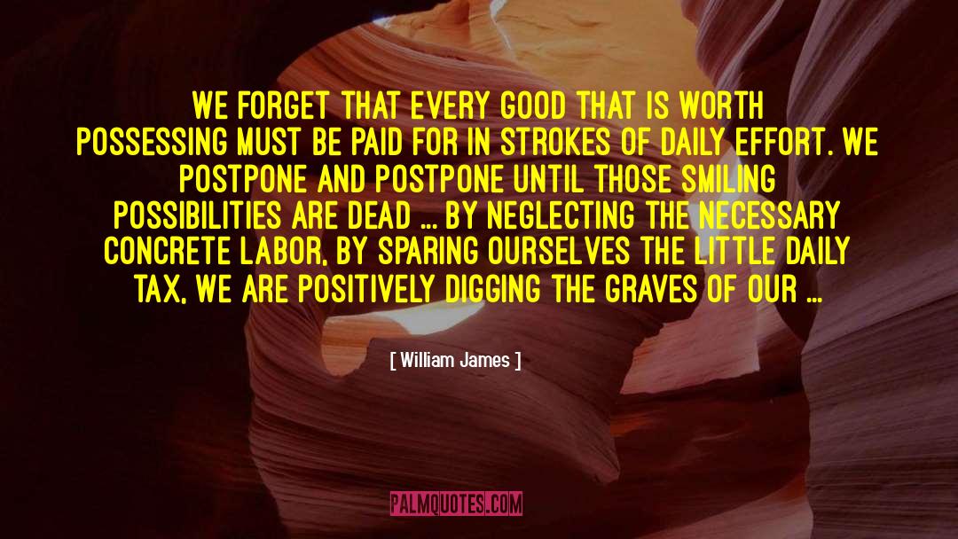 Daily Steps quotes by William James