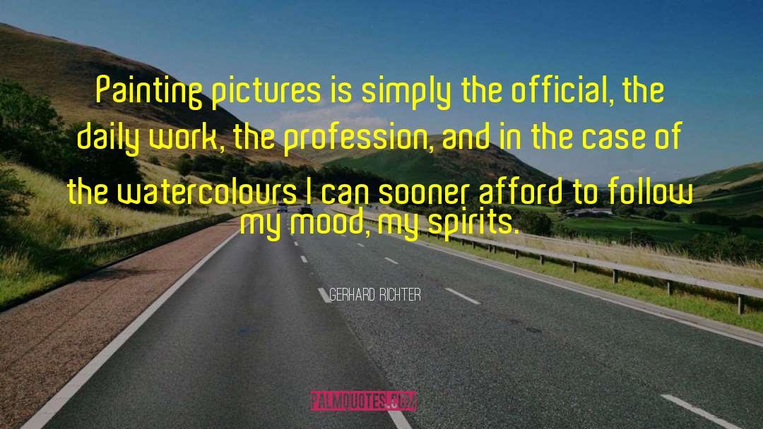 Daily Work quotes by Gerhard Richter