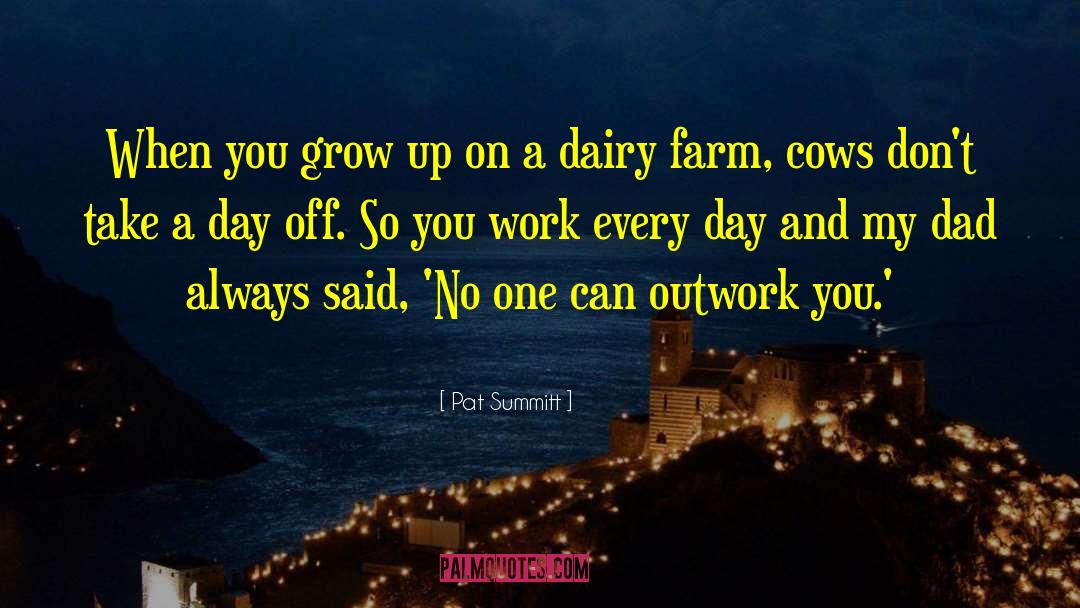 Dairy Allergy quotes by Pat Summitt