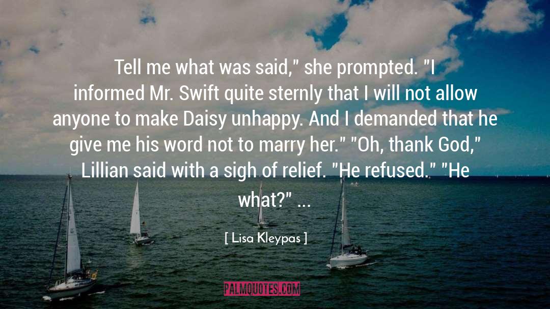 Daisy Cutter quotes by Lisa Kleypas