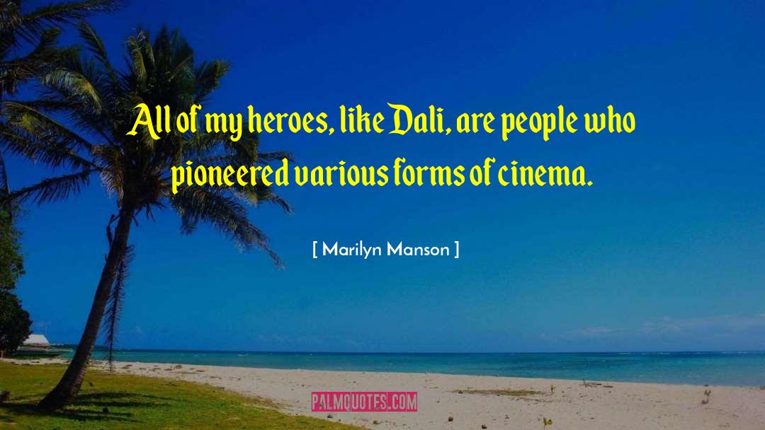 Dali quotes by Marilyn Manson