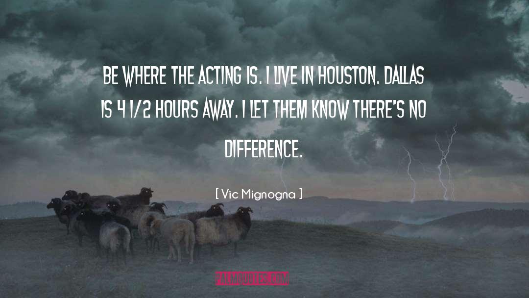 Dallas Cowboy quotes by Vic Mignogna
