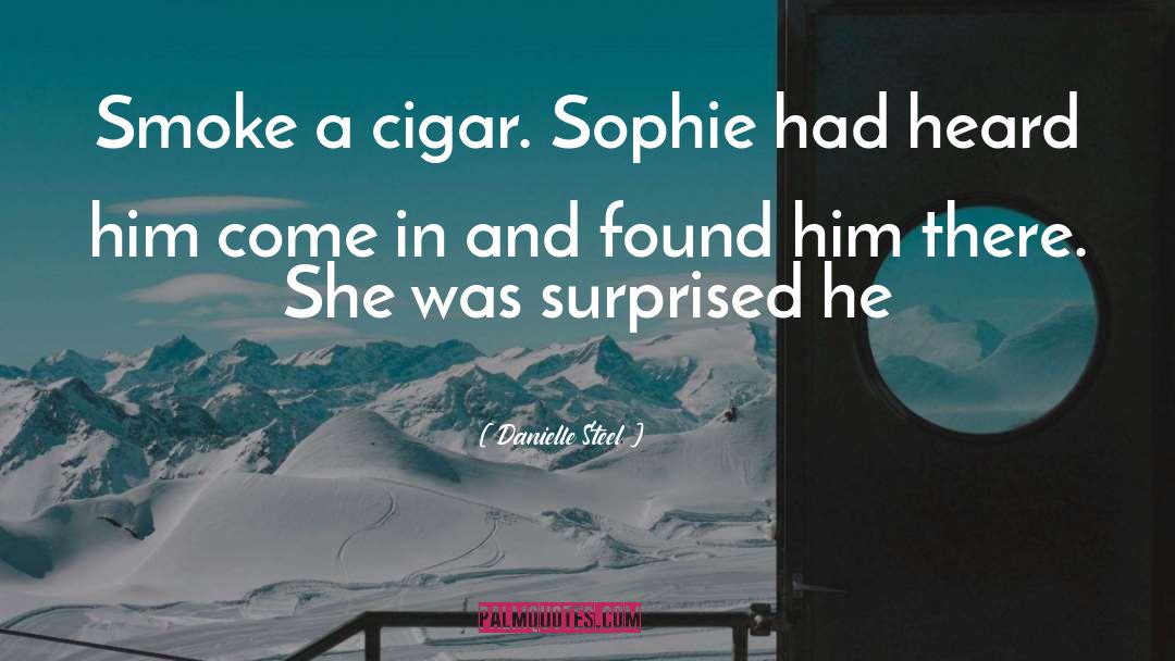Daluz Cigar quotes by Danielle Steel