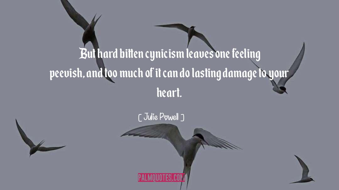 Damage quotes by Julie Powell