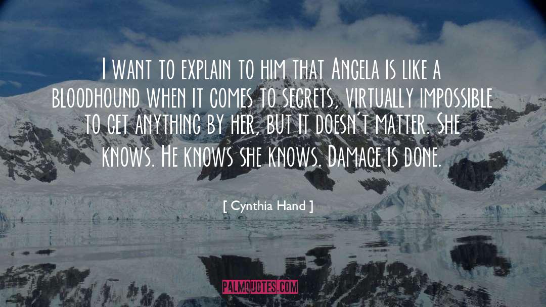 Damage quotes by Cynthia Hand