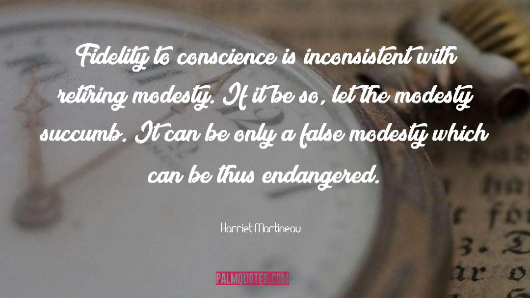 Damaged Conscience quotes by Harriet Martineau
