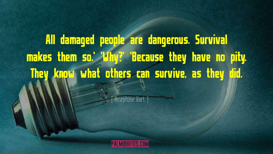 Damaged People quotes by Josephine Hart