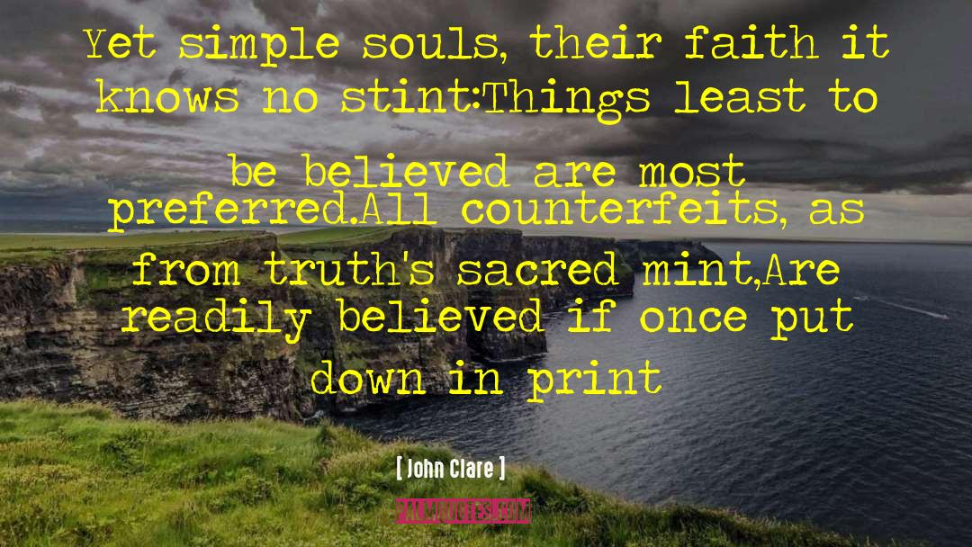 Damaged Souls quotes by John Clare