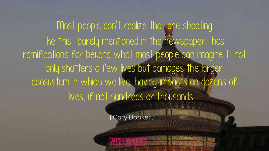 Damages quotes by Cory Booker
