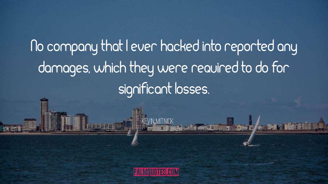 Damages quotes by Kevin Mitnick