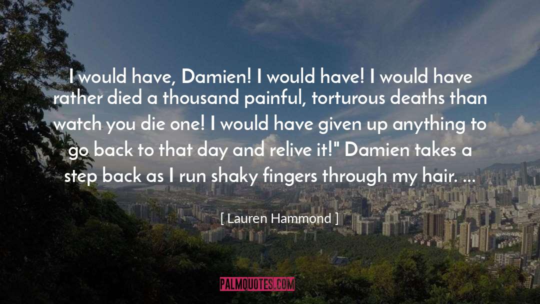 Damien quotes by Lauren Hammond