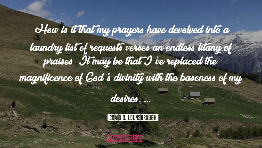 Dammam Prayer quotes by Craig D. Lounsbrough