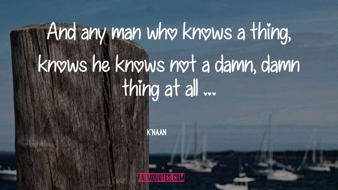 Damn quotes by K'naan