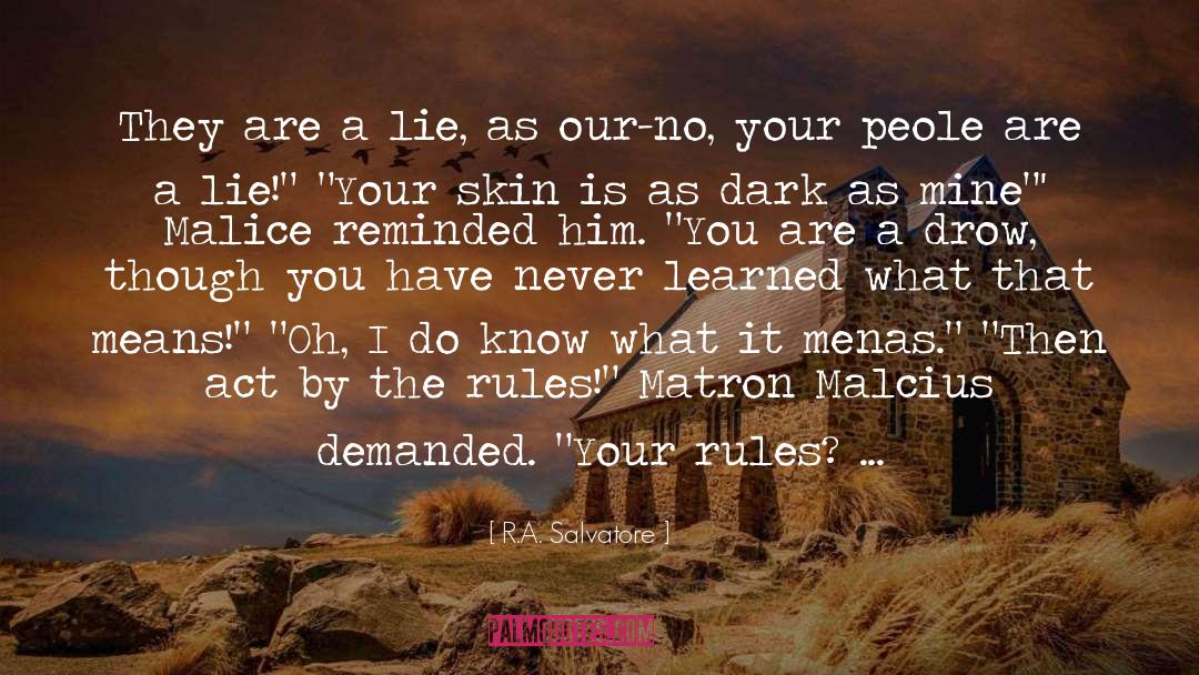 Damn You quotes by R.A. Salvatore