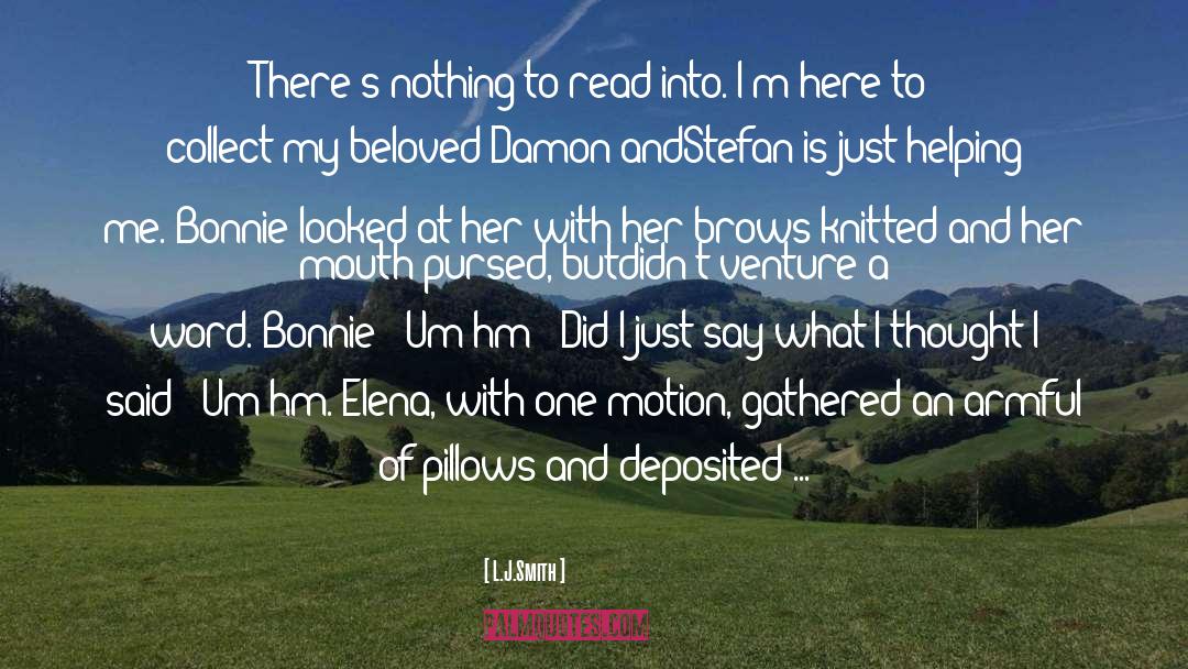 Damon And Elena Salvatore quotes by L.J.Smith