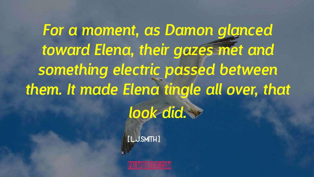 Damon And Elena Salvatore quotes by L.J.Smith