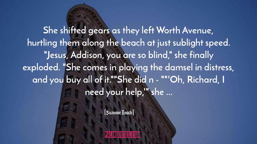 Damsel In Distress quotes by Suzanne Enoch