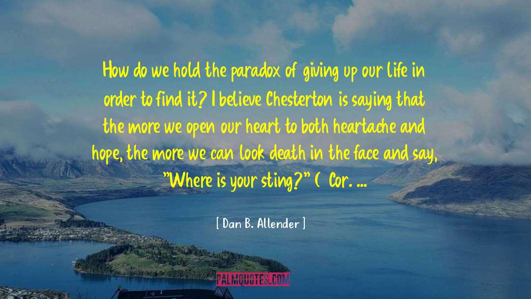 Dan B Allender quotes by Dan B. Allender