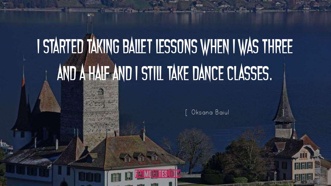 Dance Class quotes by Oksana Baiul