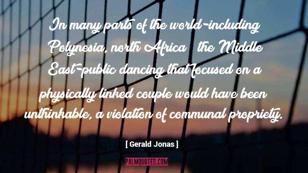 Dance Class quotes by Gerald Jonas