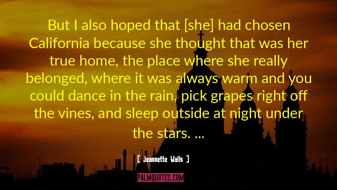 Dance In The Rain quotes by Jeannette Walls