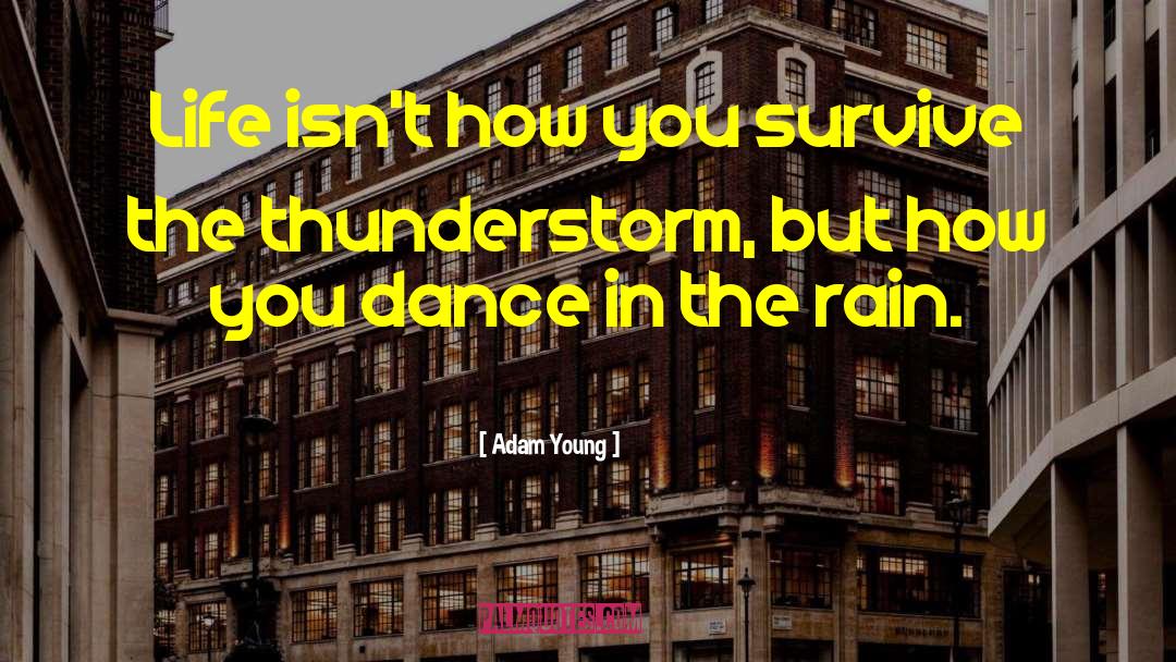 Dance In The Rain quotes by Adam Young