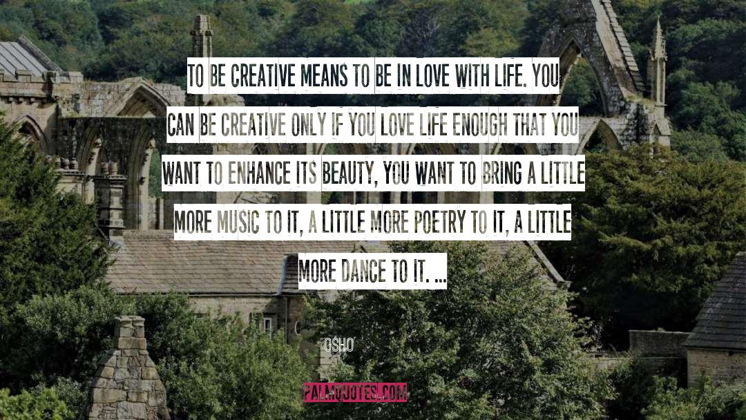 Dance Life quotes by Osho