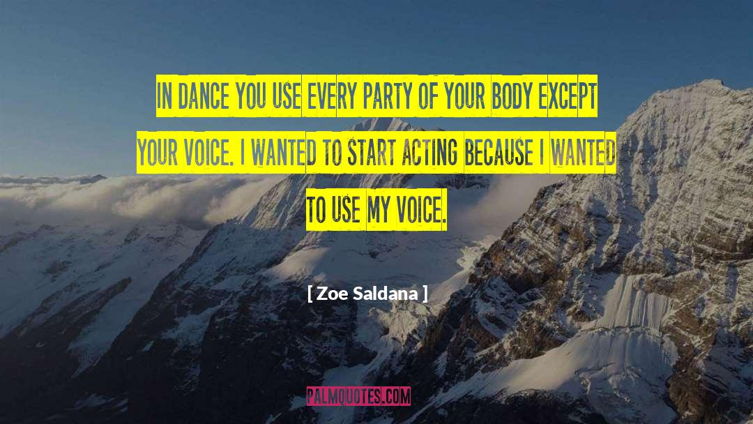 Dance Moms quotes by Zoe Saldana