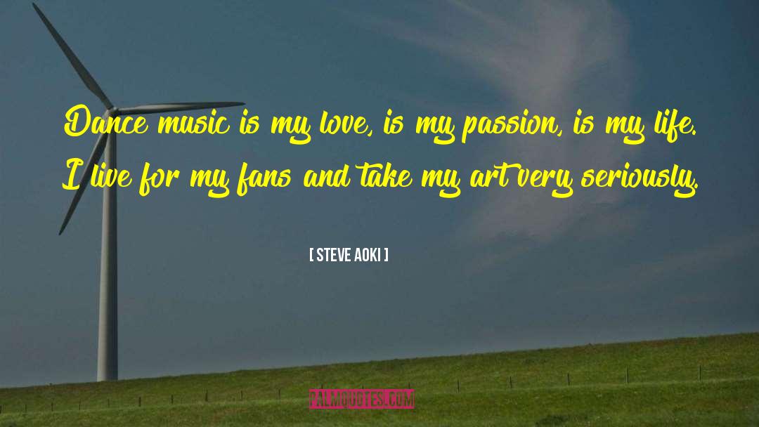 Dance Music quotes by Steve Aoki