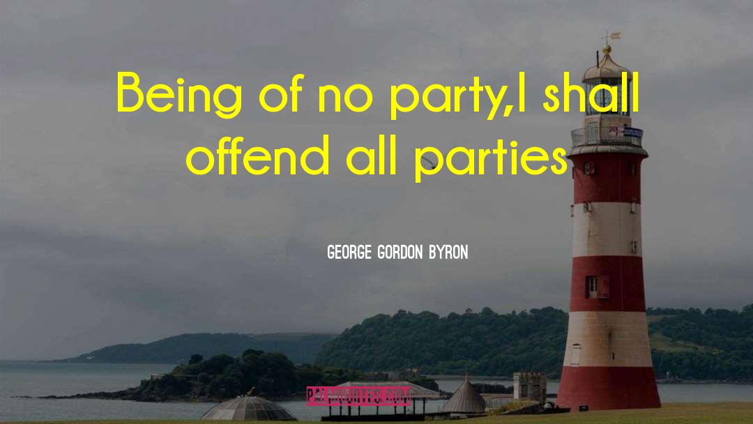 Dance Party quotes by George Gordon Byron