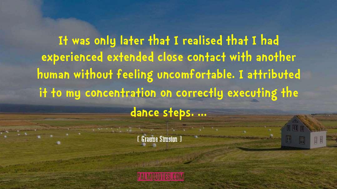 Dance Steps quotes by Graeme Simsion